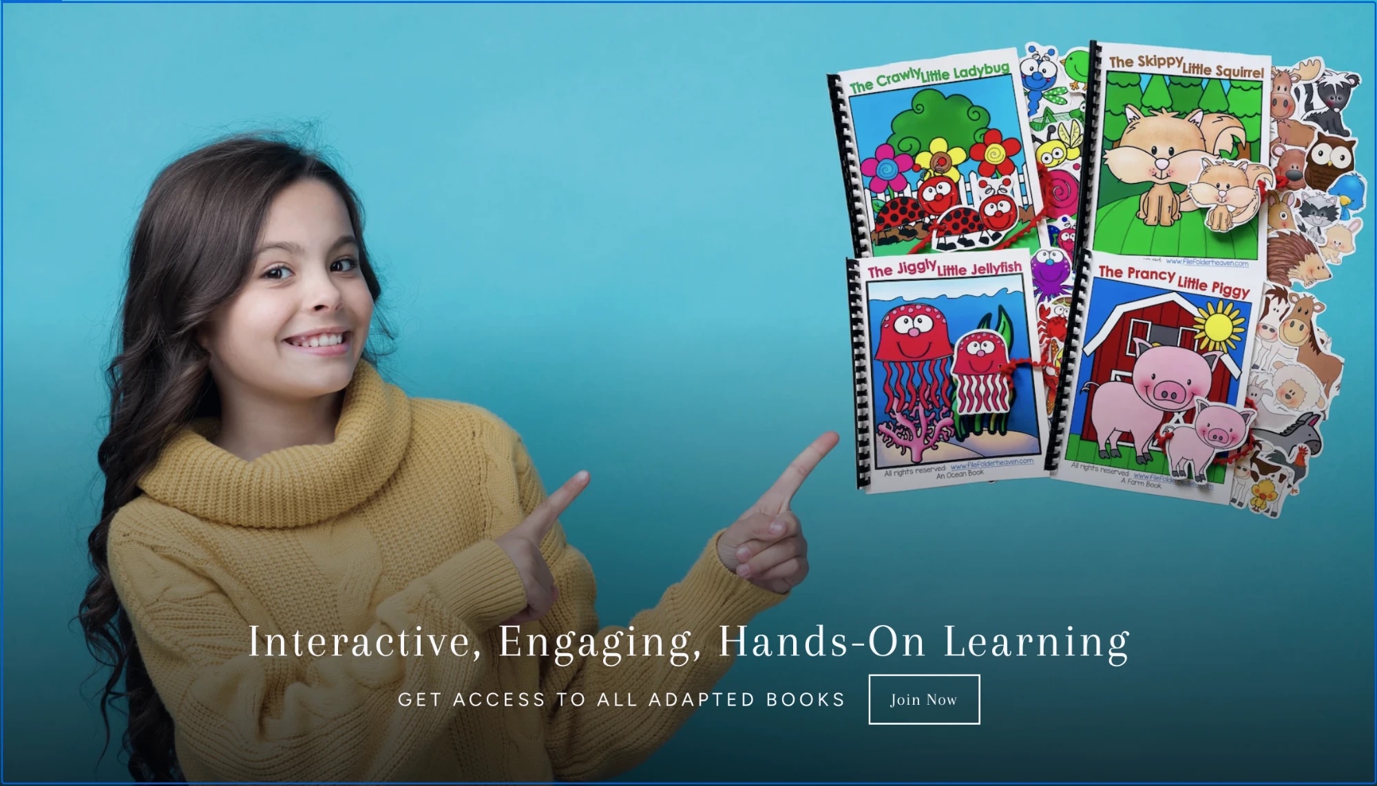 Interactive, engaging, hands-on adapted books for special education — get access to all adapted books