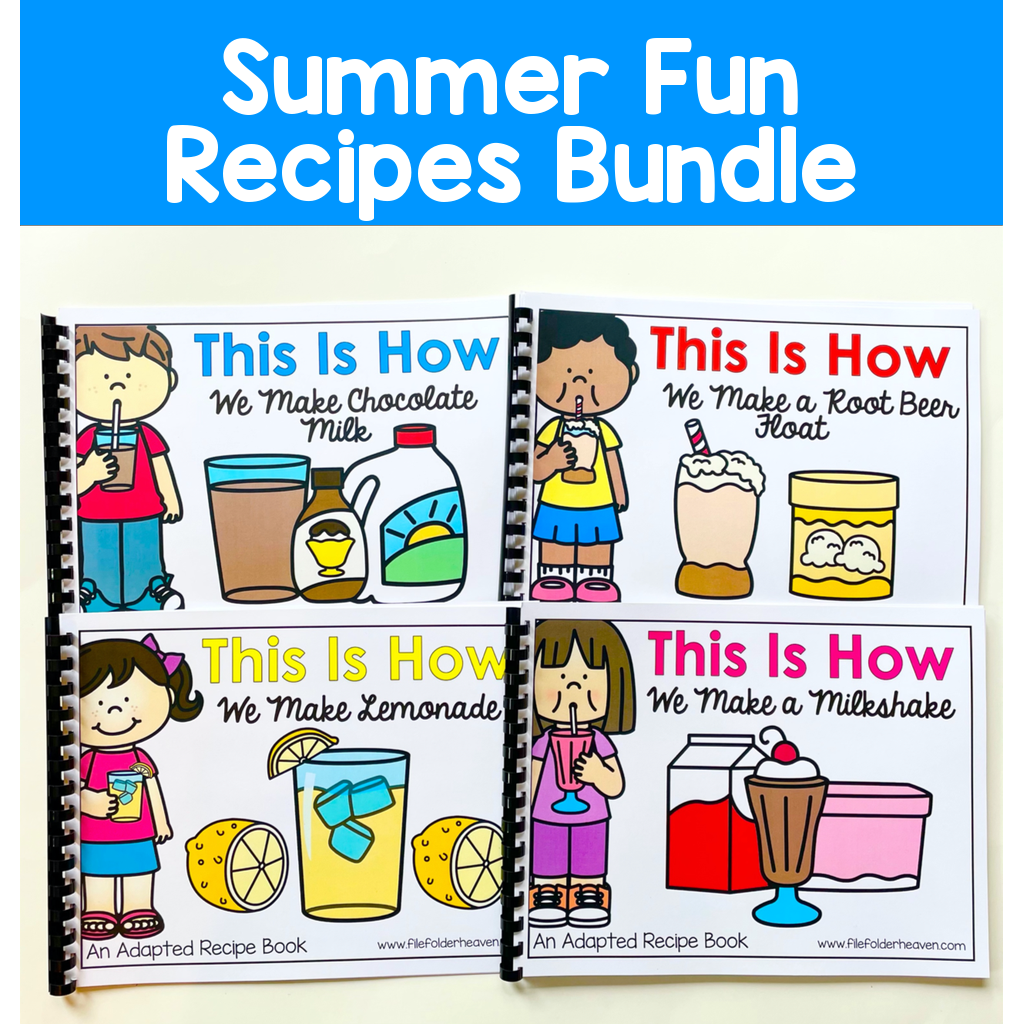 Summer Fun Recipes Adapted Books Bundle