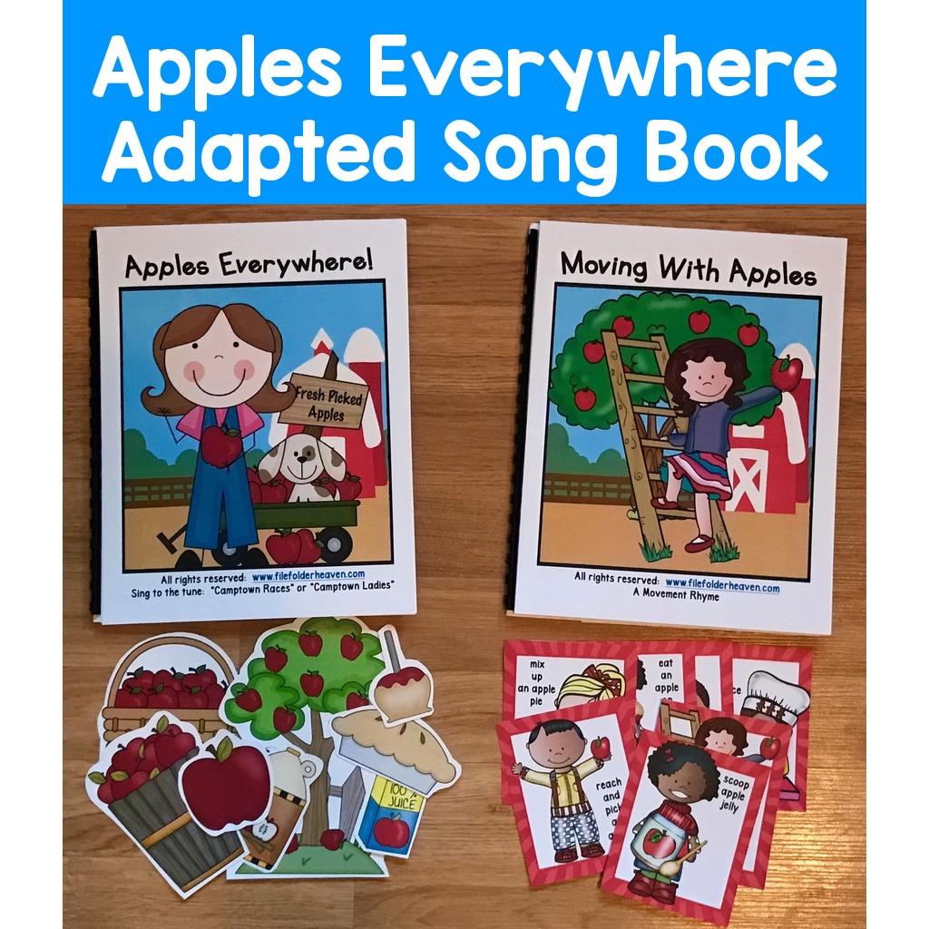 Apple Adapted Books: "Apples Everywhere" "Moving With Apples"