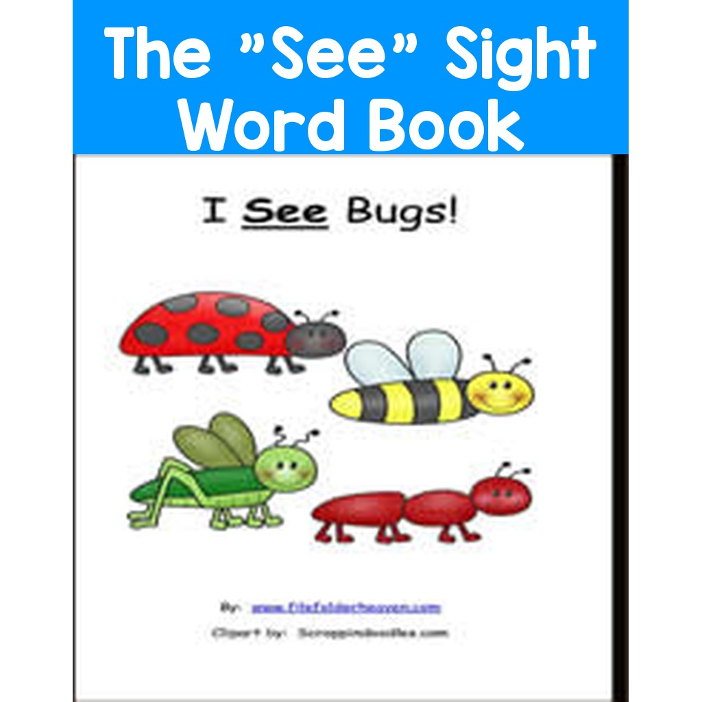 The "See" Sight Word Adapted Book