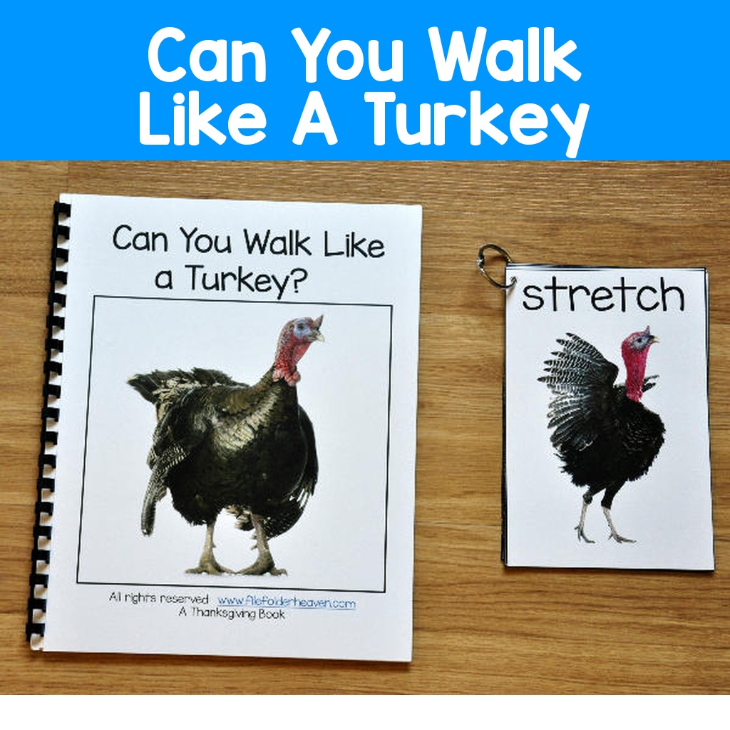 Turkey Themed Movement and Imitation Activity