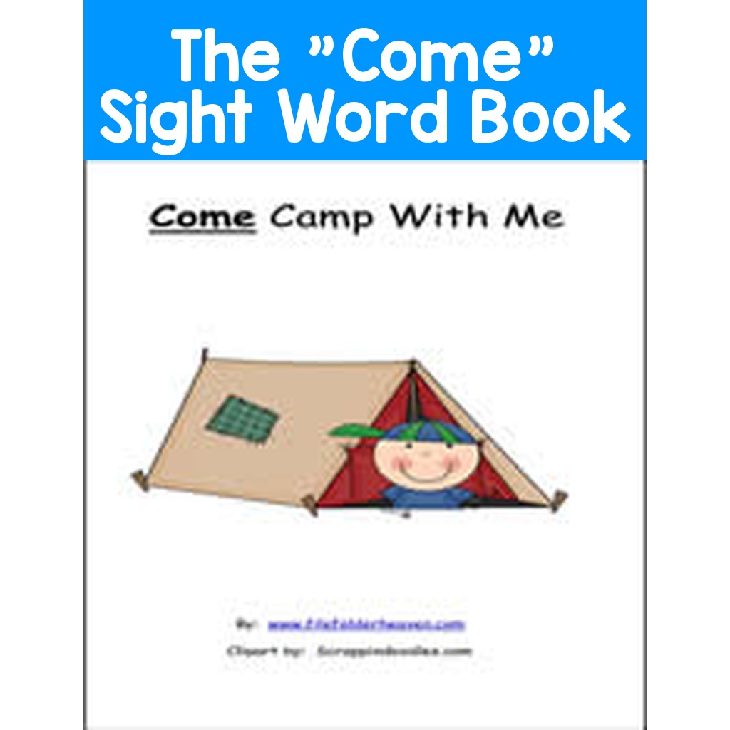 The "Come" Sight Word Adapted Book