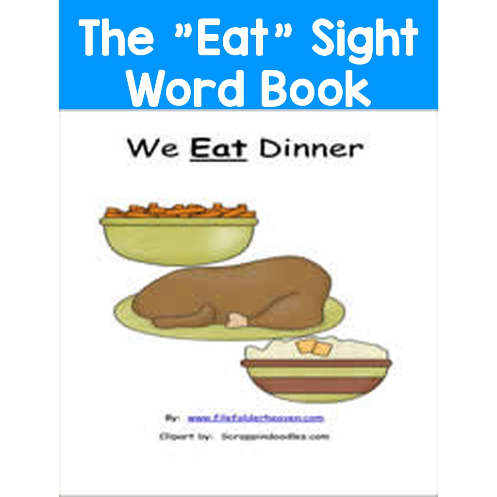 The "Eat" Sight Word Adapted Book