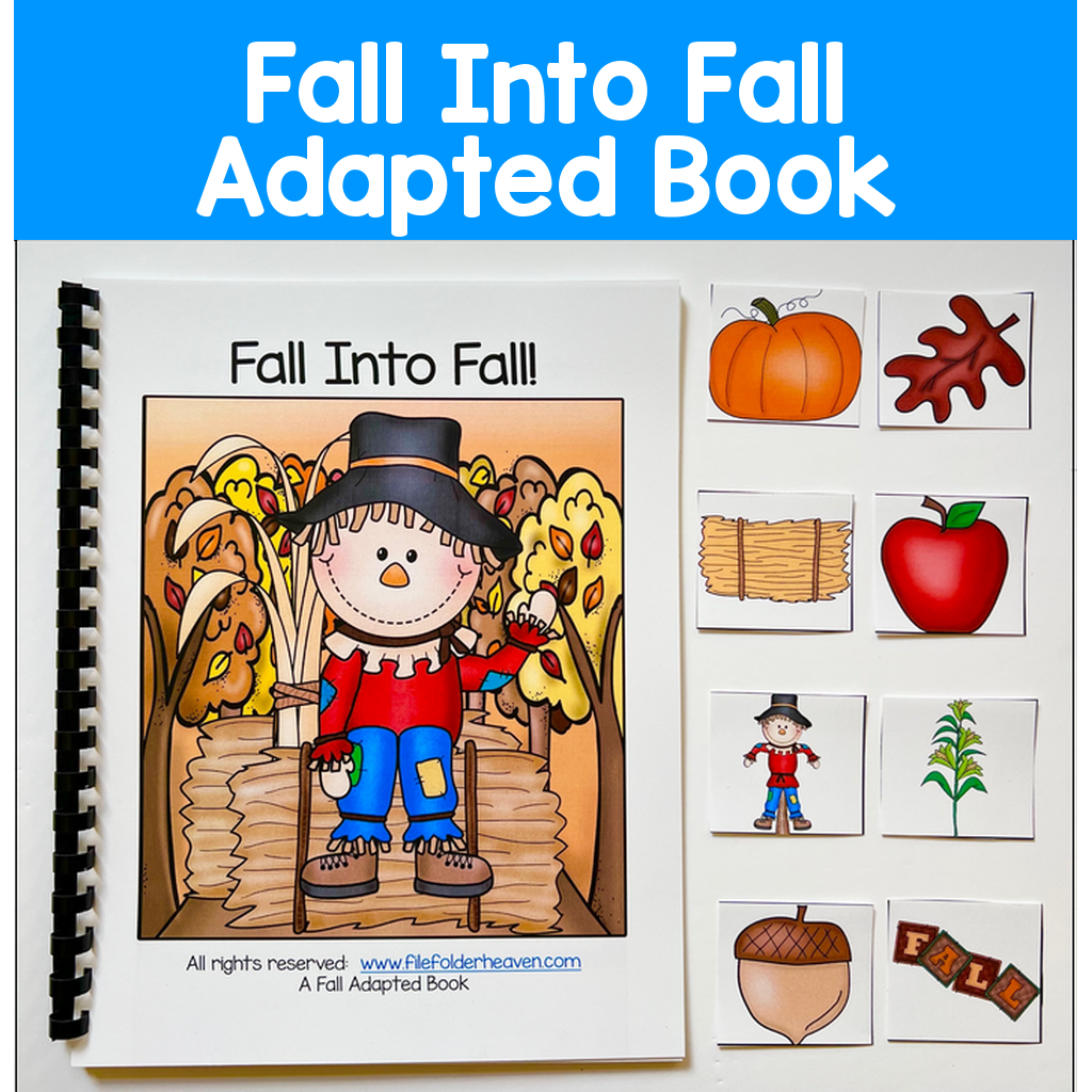 Fall Into Fall Adapted Book and Vocabulary Activities