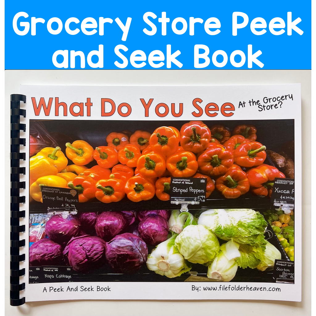 Grocery Store Peek And Seek Book