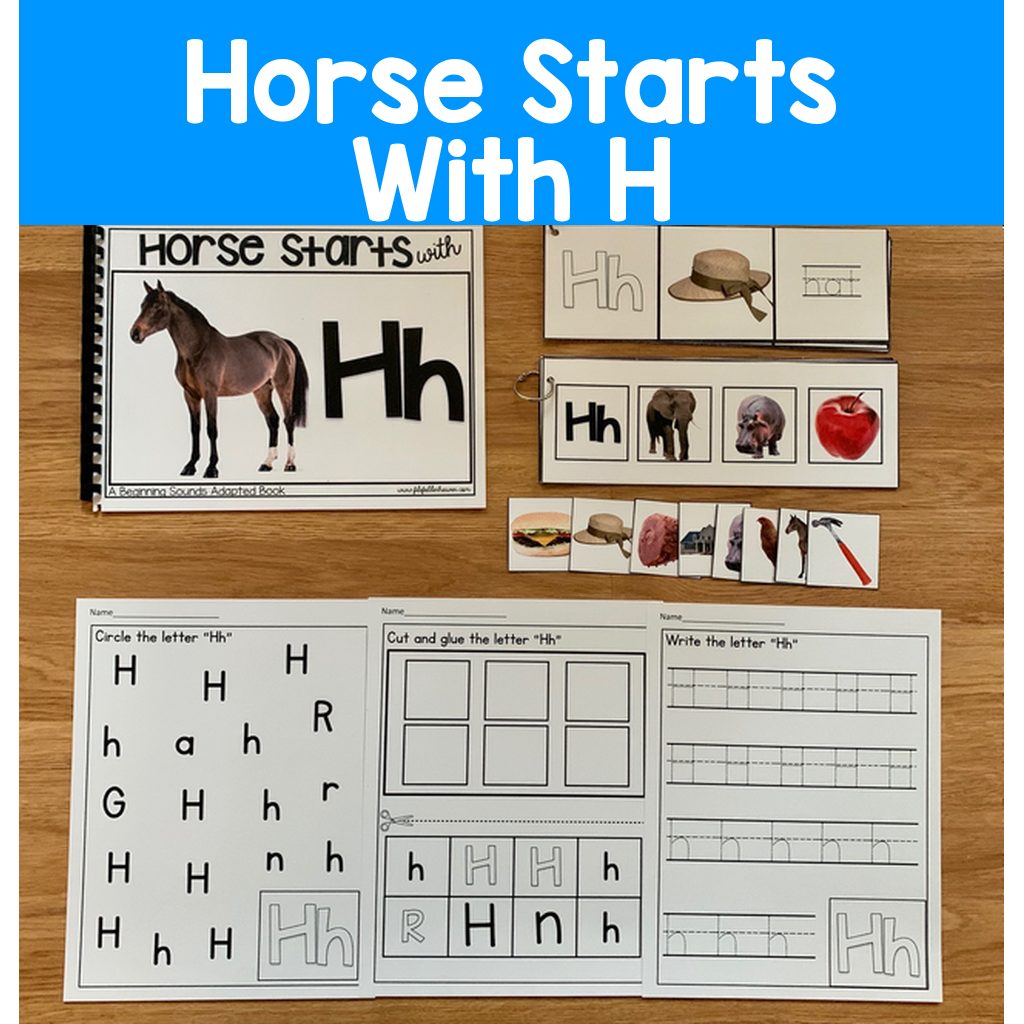 "Horse Starts With H" Workin With Beginning Sounds