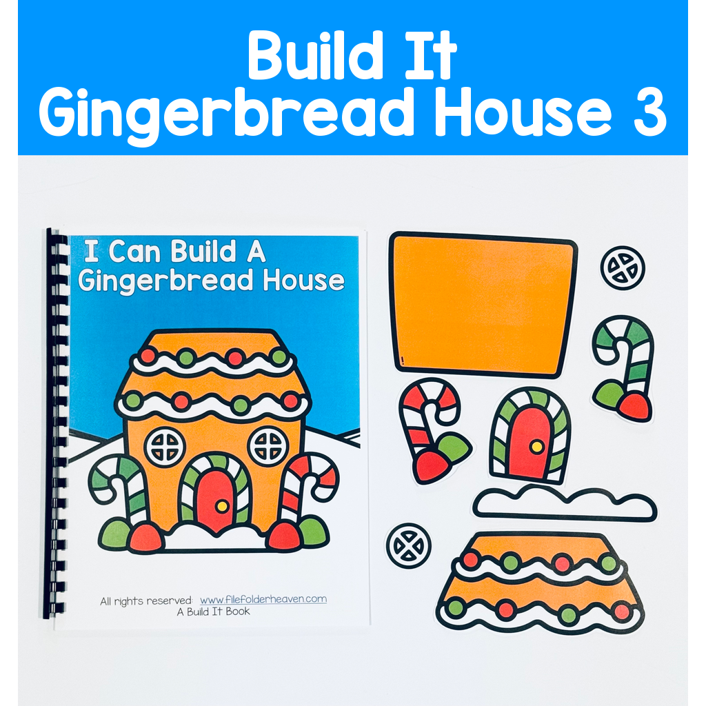 I Can Build A Gingerbread House Adapted Book 3