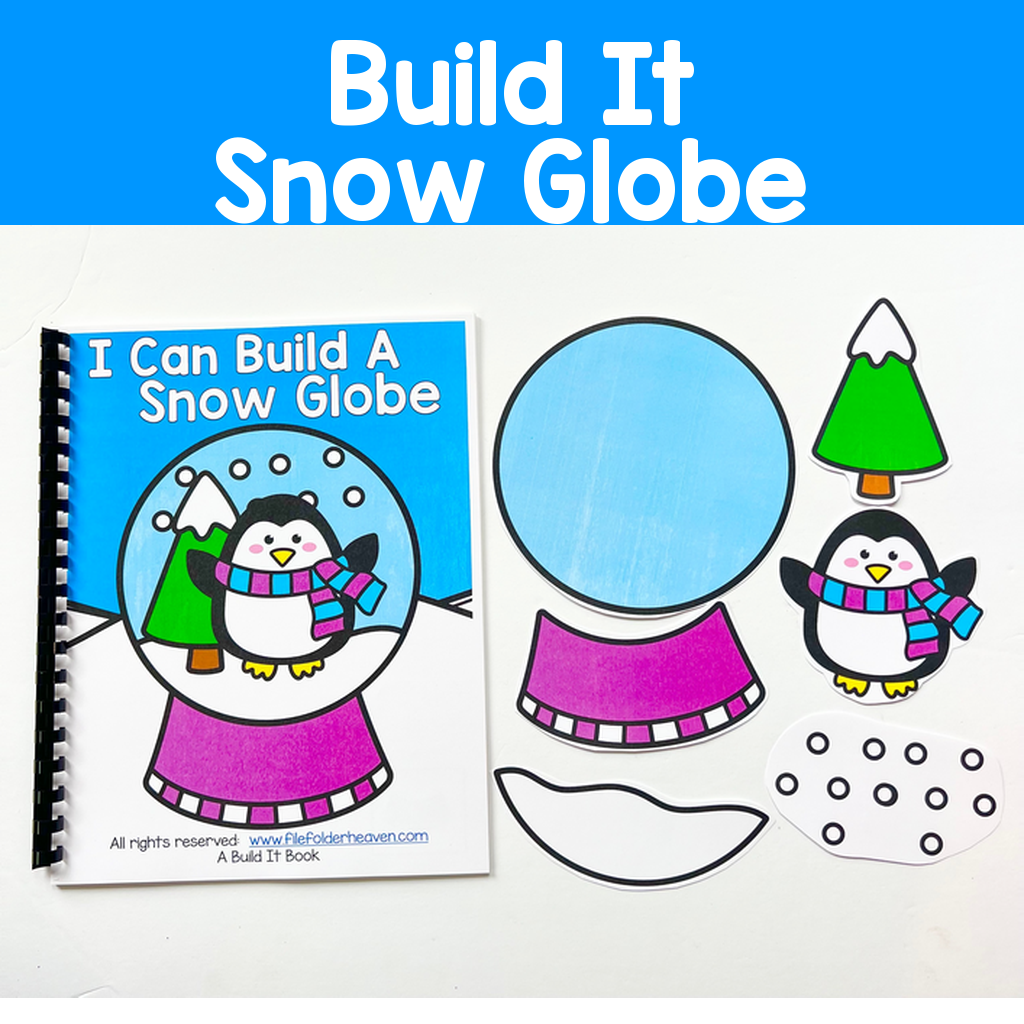 Build It Adapted Book: I Can Build A Snow Globe