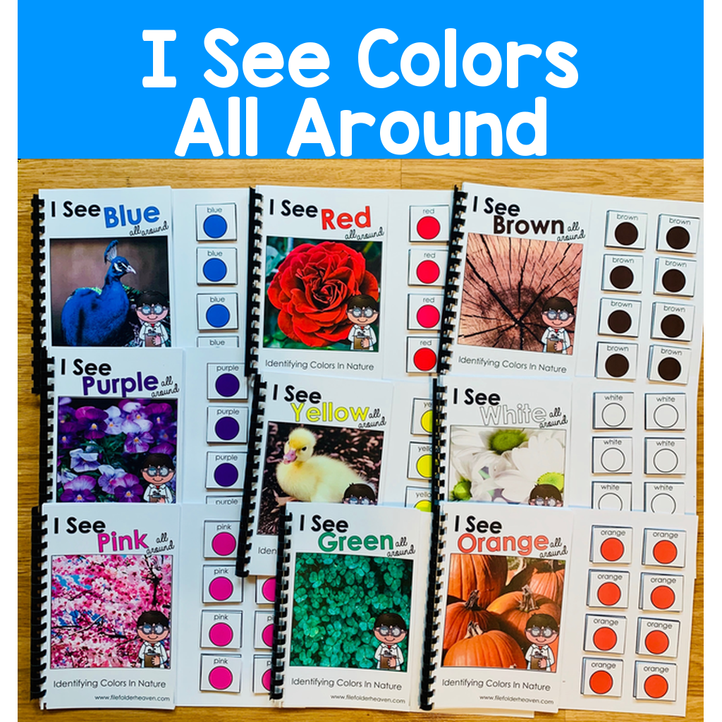 Simple Science Adapted Books For Identifying Colors