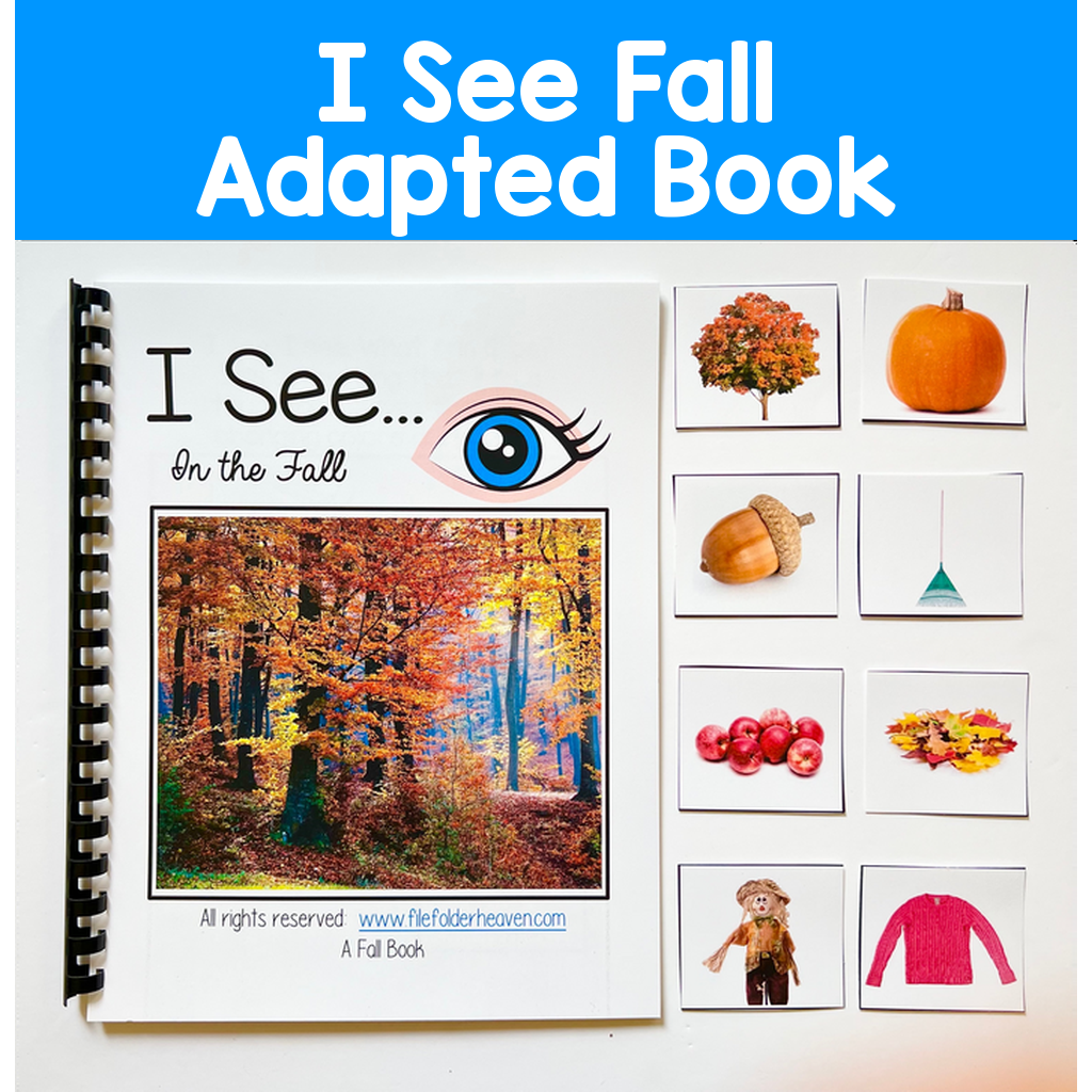 "I See" Fall Adapted Book (w/Real Photos)