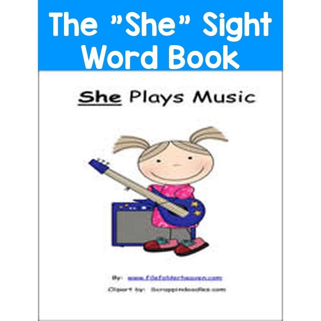 The "She" Sight Word Adapted Book