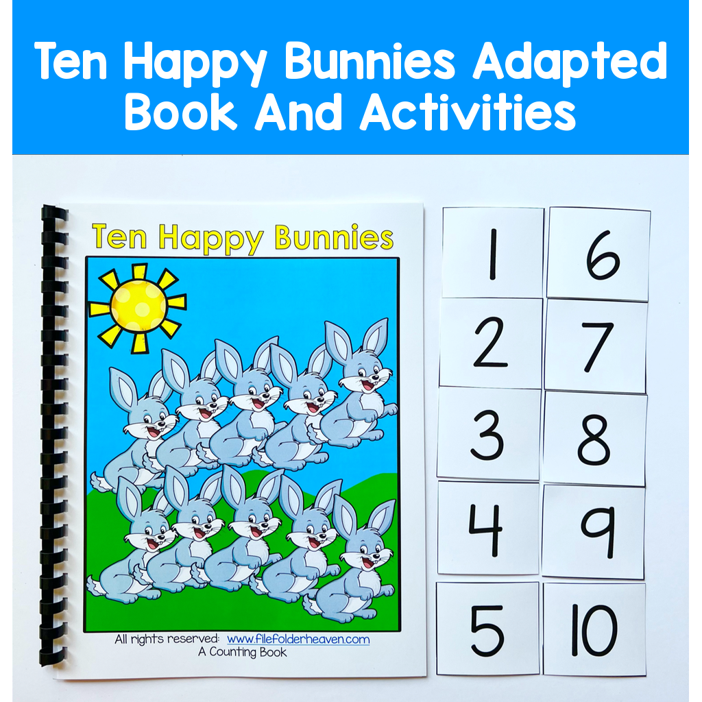 Ten Happy Bunnies Adapted Book And Activities