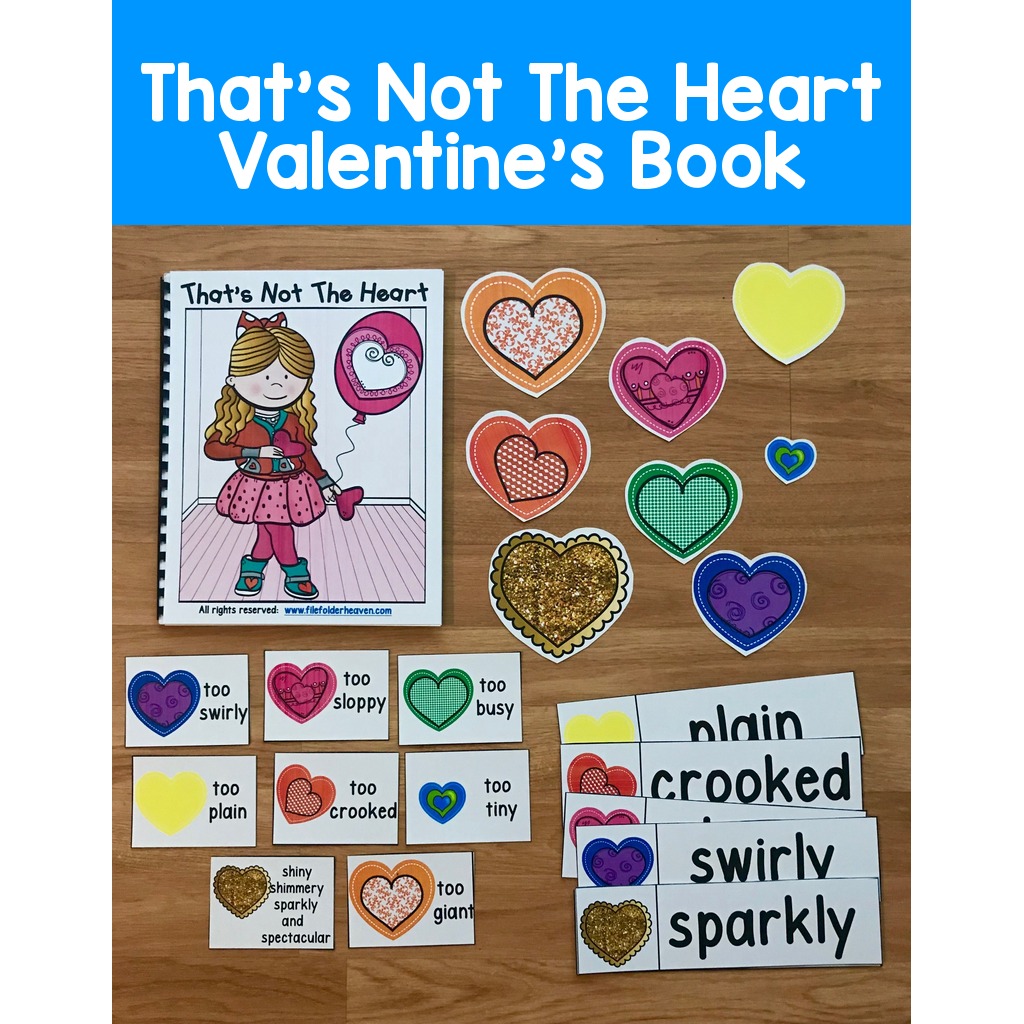 "That's Not The Heart" Valentine's Day Adapted Book
