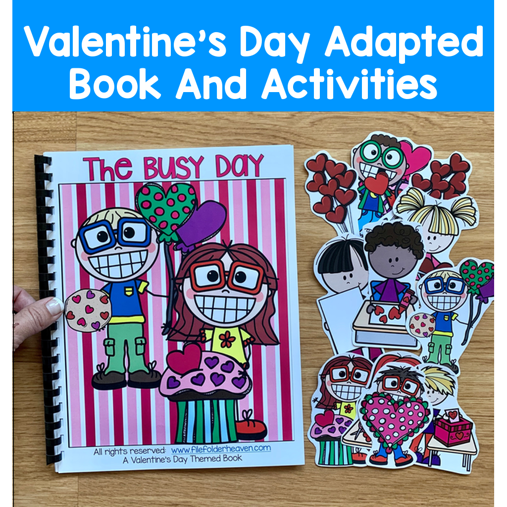 Valentine's Day Adapted Book And Activities