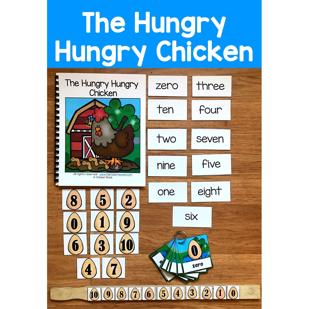 The Hungry Hungry Chicken Adapted Book and Vocabulary Activities