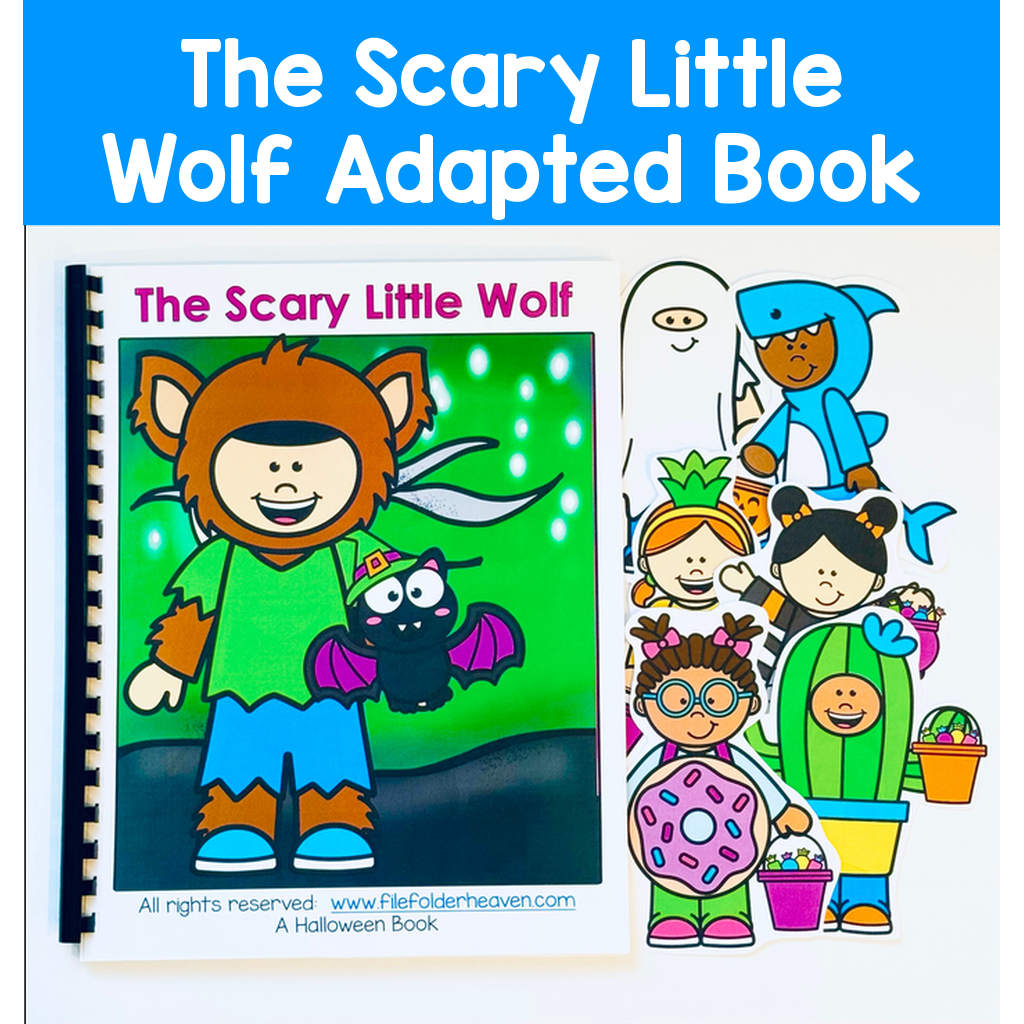 The Scary Little Wolf Adapted Book And Activities