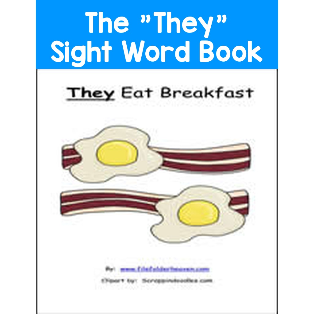 The "They" Sight Word Adapted Book