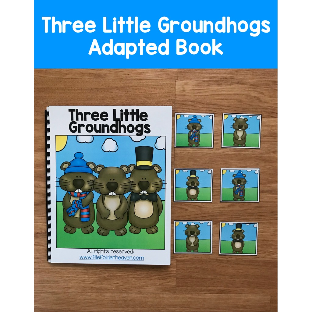 "Three Little Groundhogs" Adapted Book
