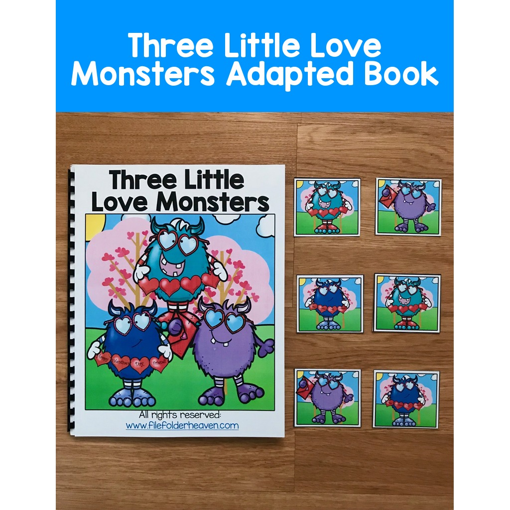 "Three Little Love Monsters" Adapted Book