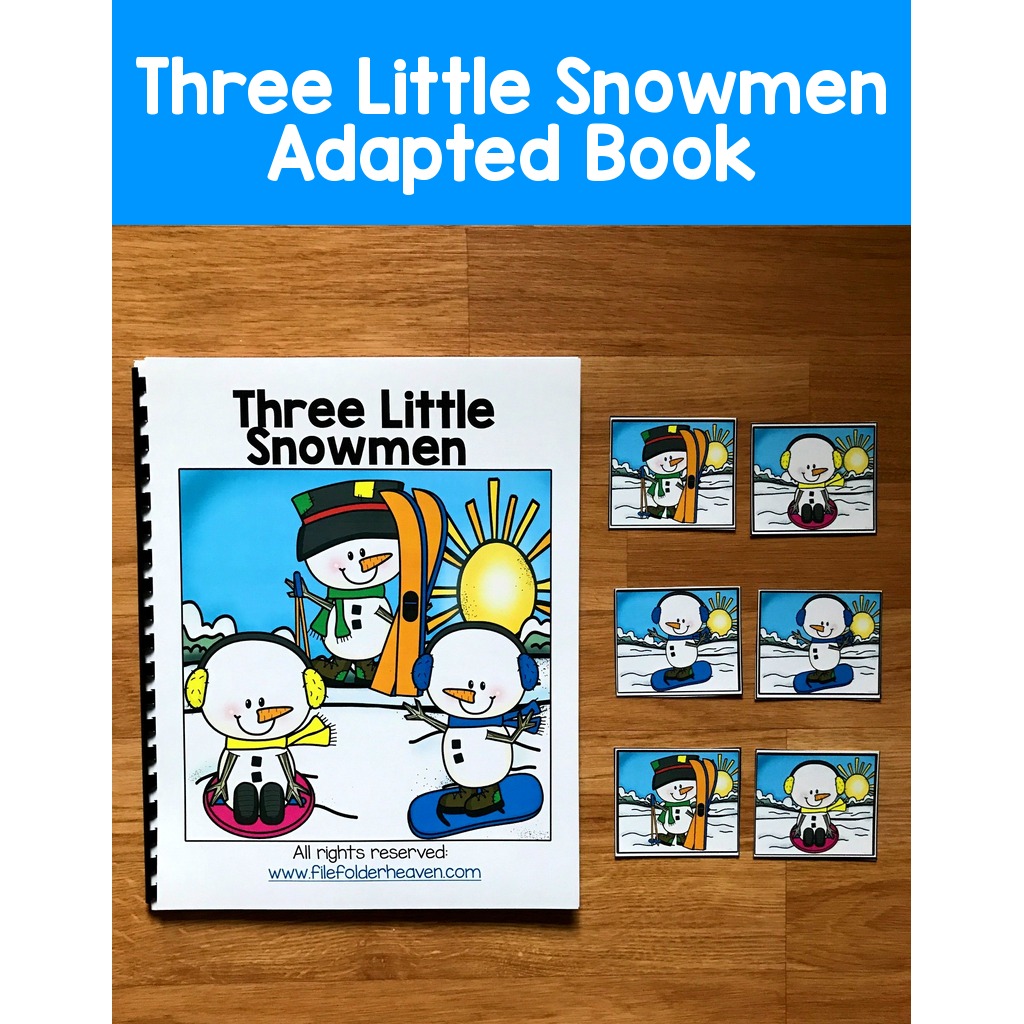 Winter Adapted Book: "Three Little Snowmen"