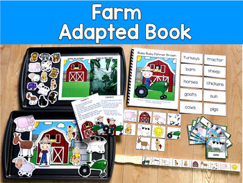 Farm Adapted Book & Vocabulary Activities | Busy, Busy Farmer Brown