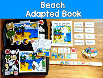 Beach Adapted Book & Vocabulary Activities | Have You Ever Been to the Beach?