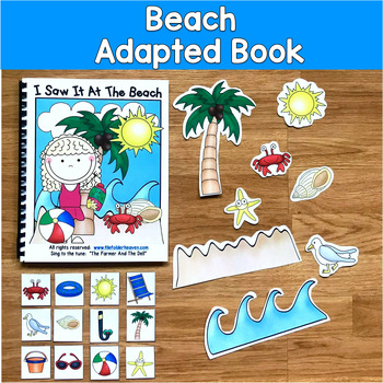 Beach Adapted Book Freebie | I Saw It at the Beach