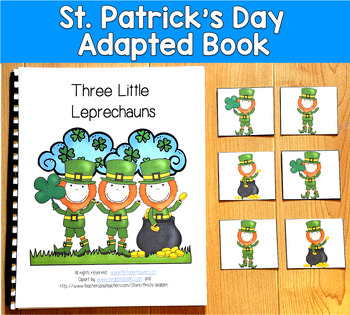 St Patricks Day Adapted Book | Position Words First Last Middle | SLP SPED