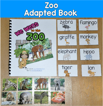 Zoo Adapted Book with Real Photos | We Went to the Zoo