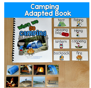 Camping Adapted Book with Real Photos | When We Go Camping