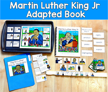 Martin Luther King Jr Adapted Book | Vocabulary Comprehension | SLP SPED Autism