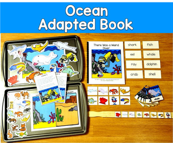 Ocean Adapted Book & Vocabulary Activities | There Was a Weird Diver