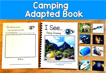 Camping Adapted Book with Real Photos | Camping Riddles | I See Going Camping