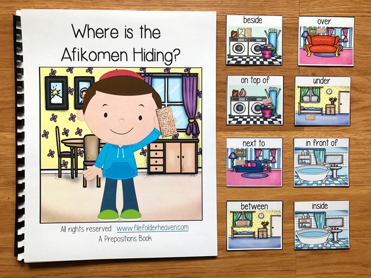 Passover Free: "Where is the Afikomen Hiding?" Adapted Book