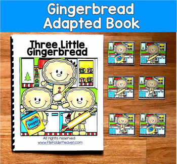 Gingerbread Adapted Book | Position Words Concepts | SLP SPED Autism PreK