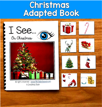Christmas Adapted Book Real Photos | Inferencing Riddles Wh Questions | SLP SPED