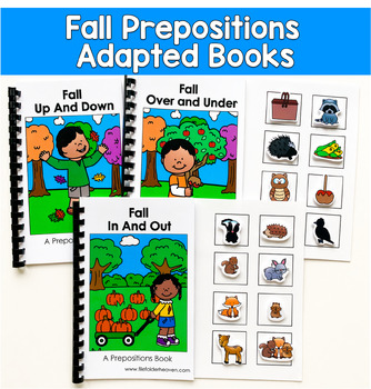 Fall Prepositions Adapted Books For Special Education And Early Learners