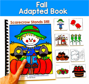 Fall Adapted Book | Core Word Why Vocabulary Sequencing | SLP SPED Autism
