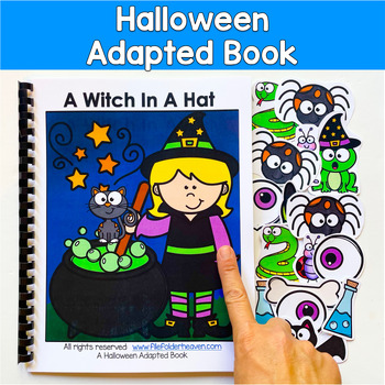 Halloween Counting Adapted Book | Numbers & Sequencing | SLP SPED Autism Math
