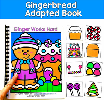 Gingerbread Adapted Book | Core Word Why Vocabulary Sequencing | SLP SPED