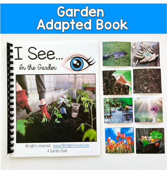 Garden Adapted Book | Real Photos Inferencing Attributes | SLP SPED Autism