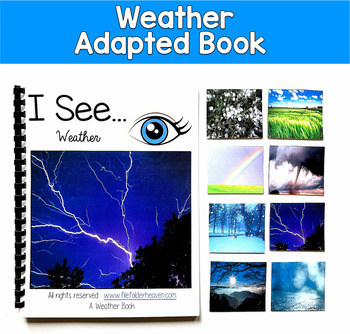 Weather Adapted Book | Real Photos Inferencing Attributes | SLP SPED Autism