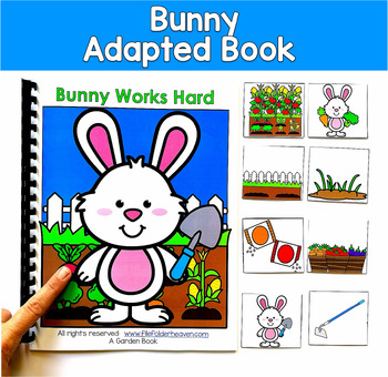 Bunny Adapted Book | Core Word Why Vocabulary Sequencing | SLP SPED Autism
