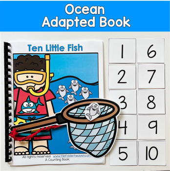 Ocean Counting Adapted Book & Math Activities | Ten Little Fish