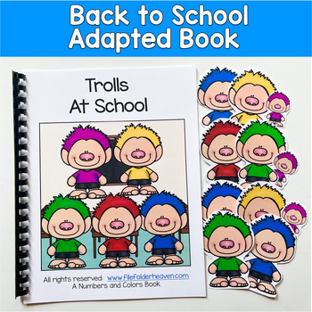 Back to School Adapted Book | Colors and Counting 1–5 | Trolls at School