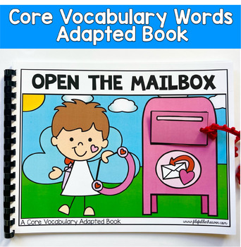 Core Words Adapted Book: "Open The Mailbox," Core Word Open