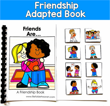 Friendship Adapted Book | Social Skills SEL & Sequencing | SLP SPED Autism