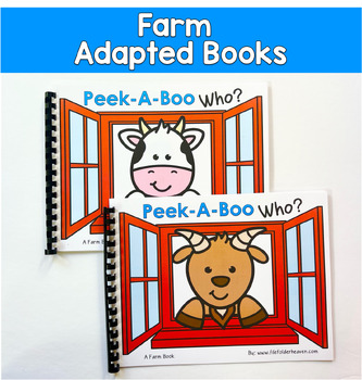Farm Adapted Books for Making Inferences | Peek-a-Boo Who?
