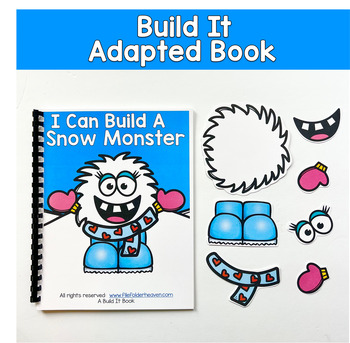 Build It Adapted Book For Following Directions: I Can Build A Snow Monster