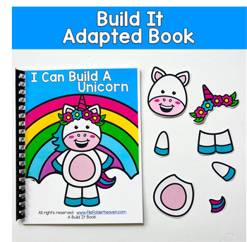 Build It Adapted Book For Following Directions: I Can Build A Unicorn